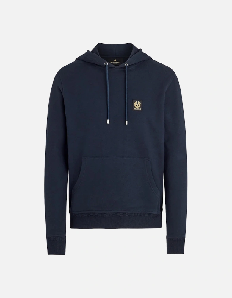 Patch Logo Hooded Top Navy
