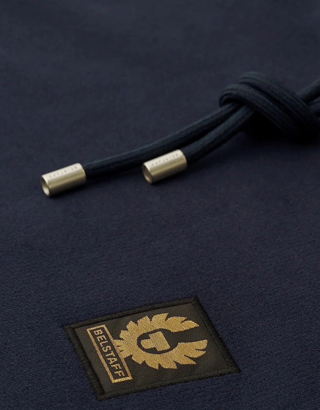 Patch Logo Hooded Top Navy