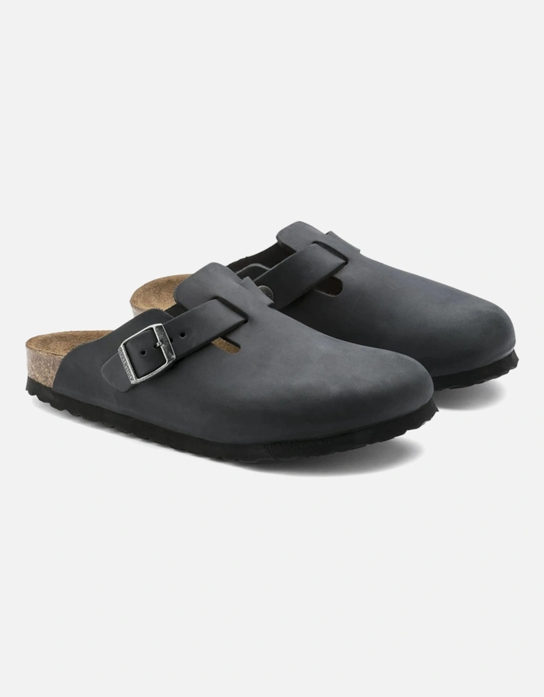 Boston Leather Oiled Clog