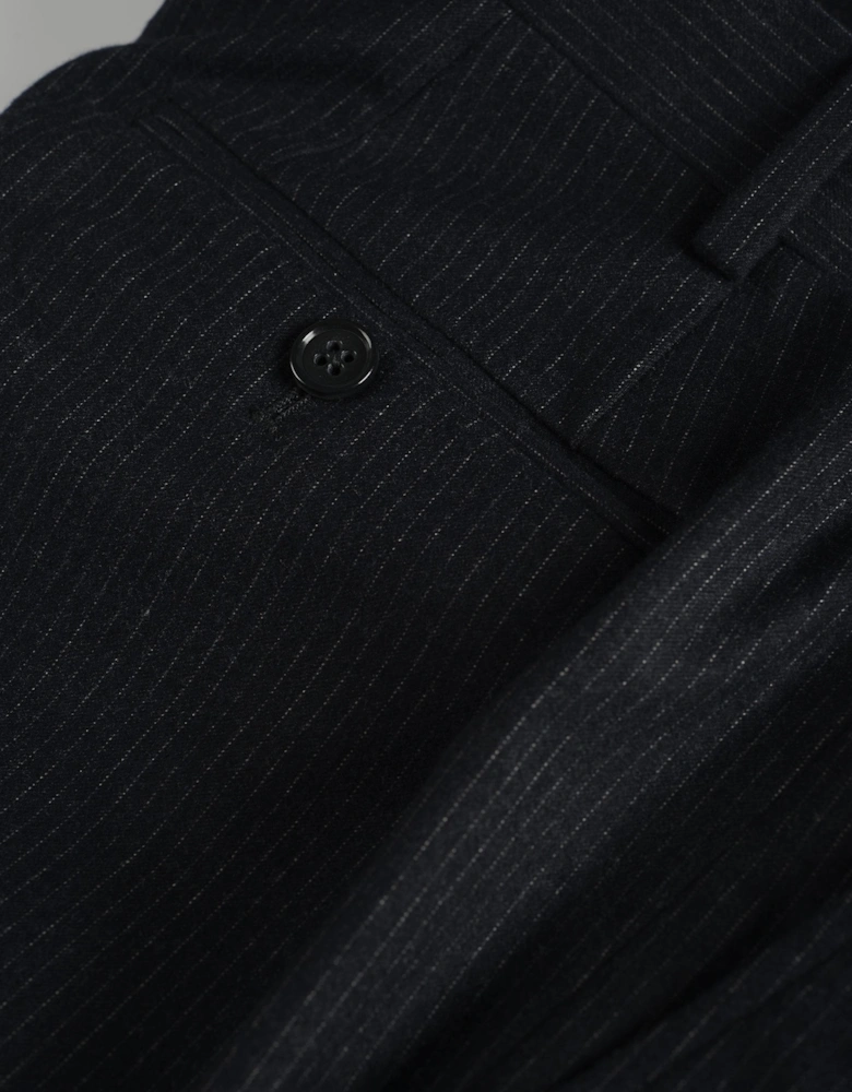 FLANNEL STRIPE 2 PIECE SUIT
