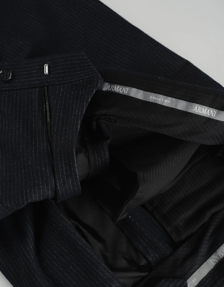 FLANNEL STRIPE 2 PIECE SUIT