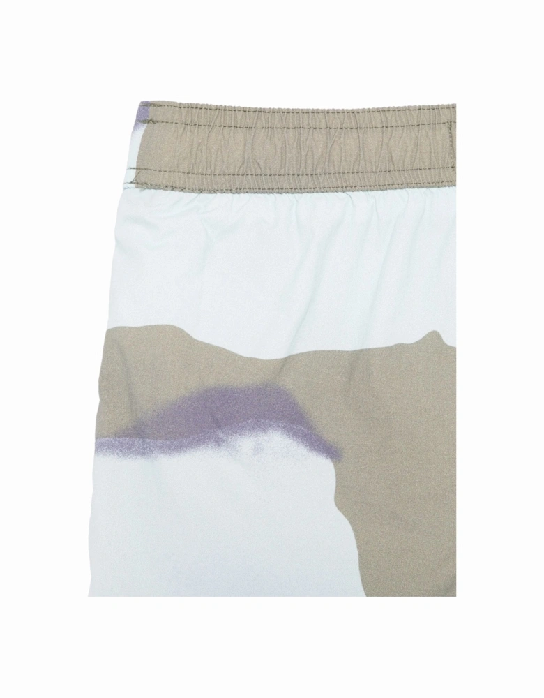 Kids Camo Jersey Shorts Khaki