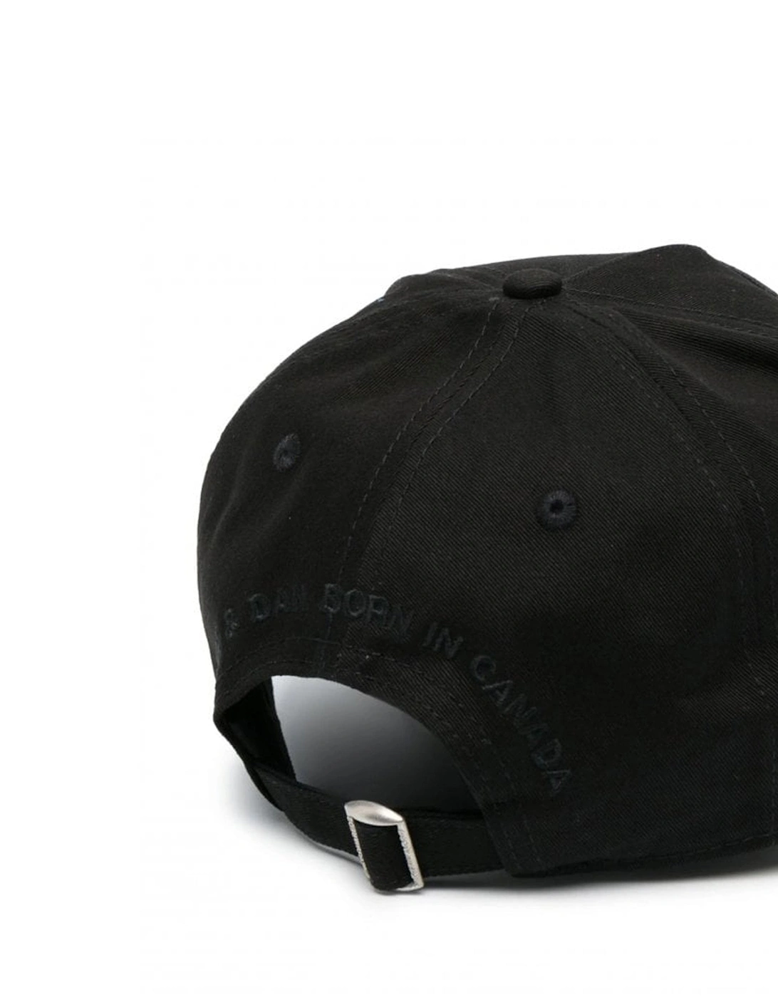 Tonal Flag Cap Black