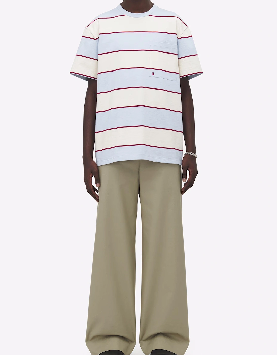 Stripe T-shirt Cream