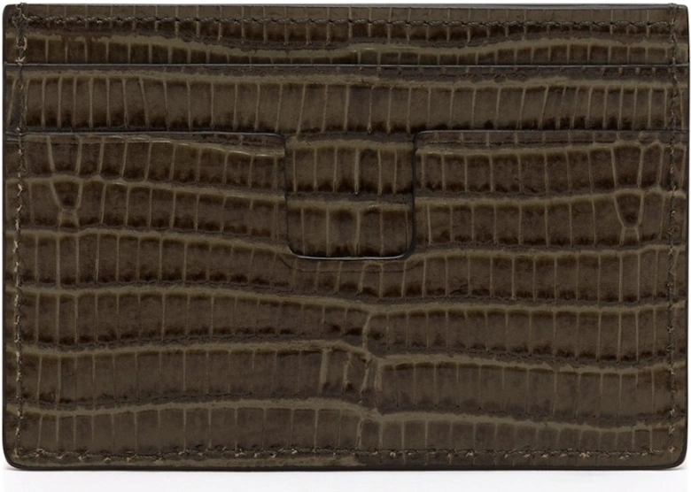 Printed Tejus T Line Cardholder Slate