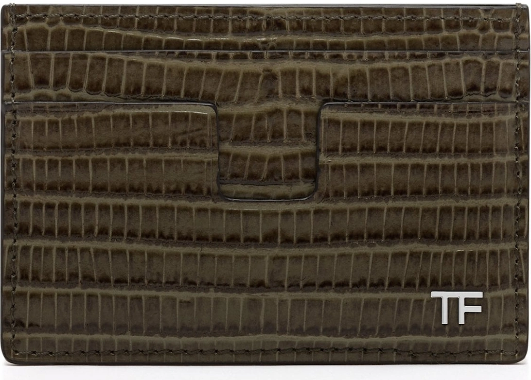 Printed Tejus T Line Cardholder Slate, 3 of 2