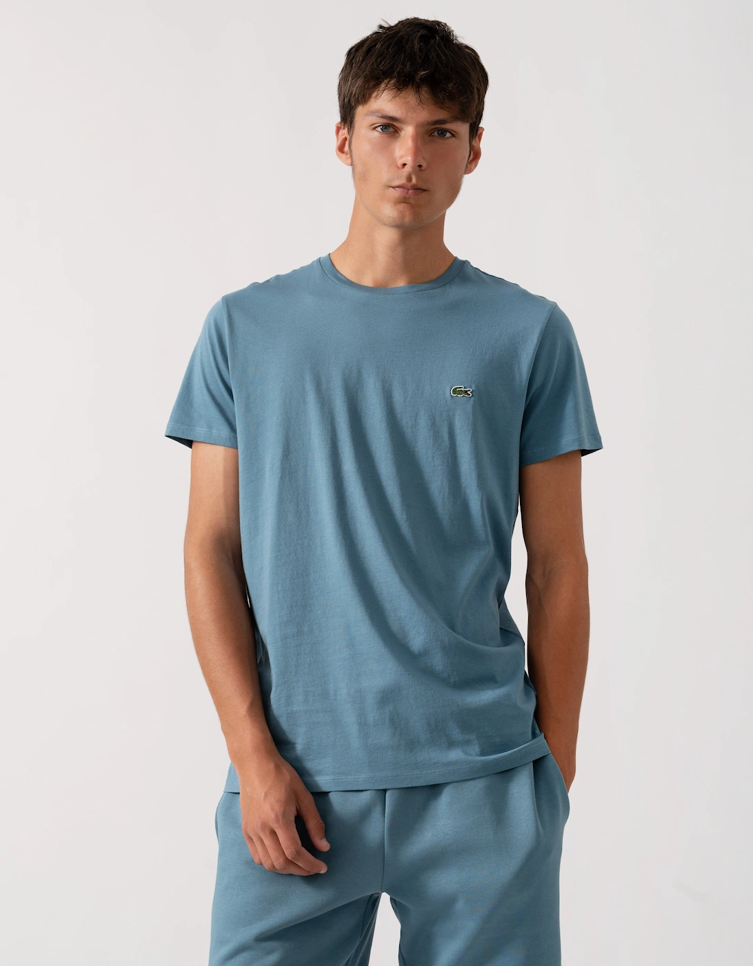 Mens Crew Neck Pima Cotton Jersey T-Shirt, 4 of 3