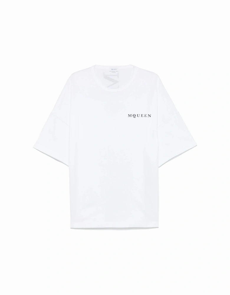 Exploded Logo Over Fit T-shirt White