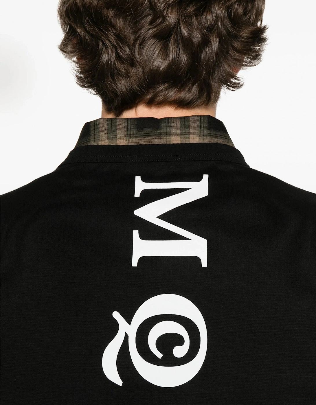 Exploded Logo Over Fit T-shirt Black