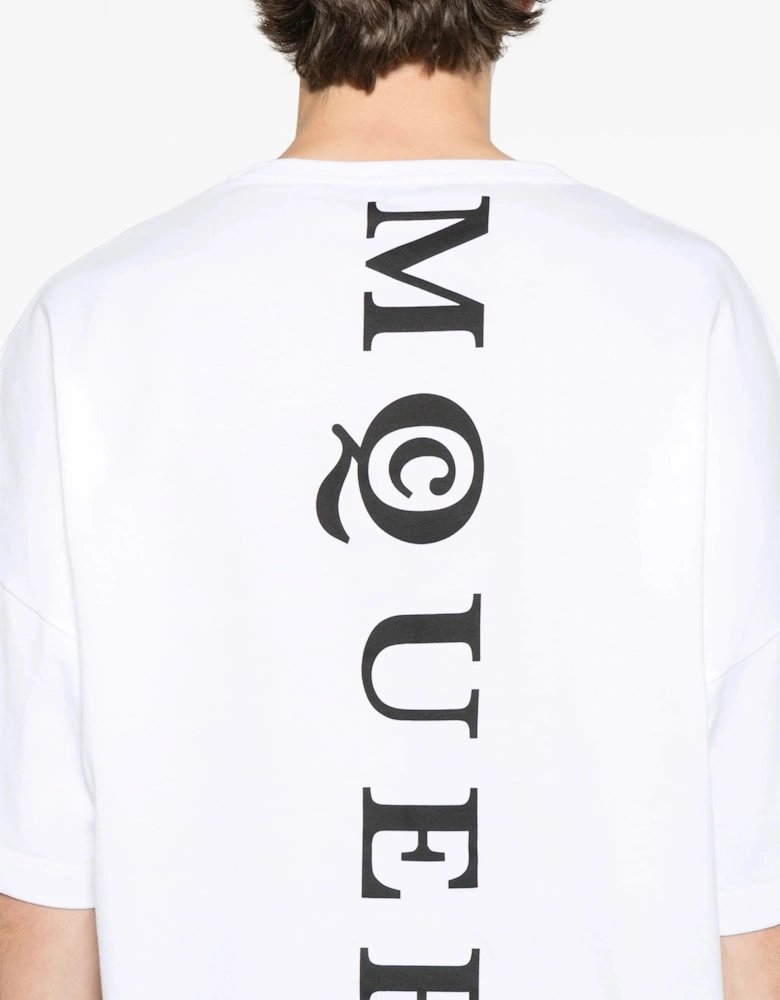 Exploded Logo Over Fit T-shirt White