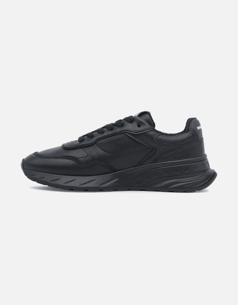 Leather Sneakers Black