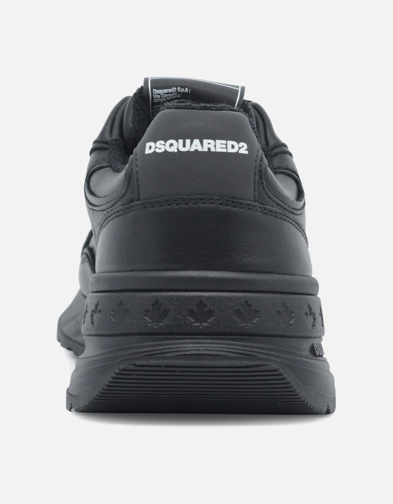 Leather Sneakers Black
