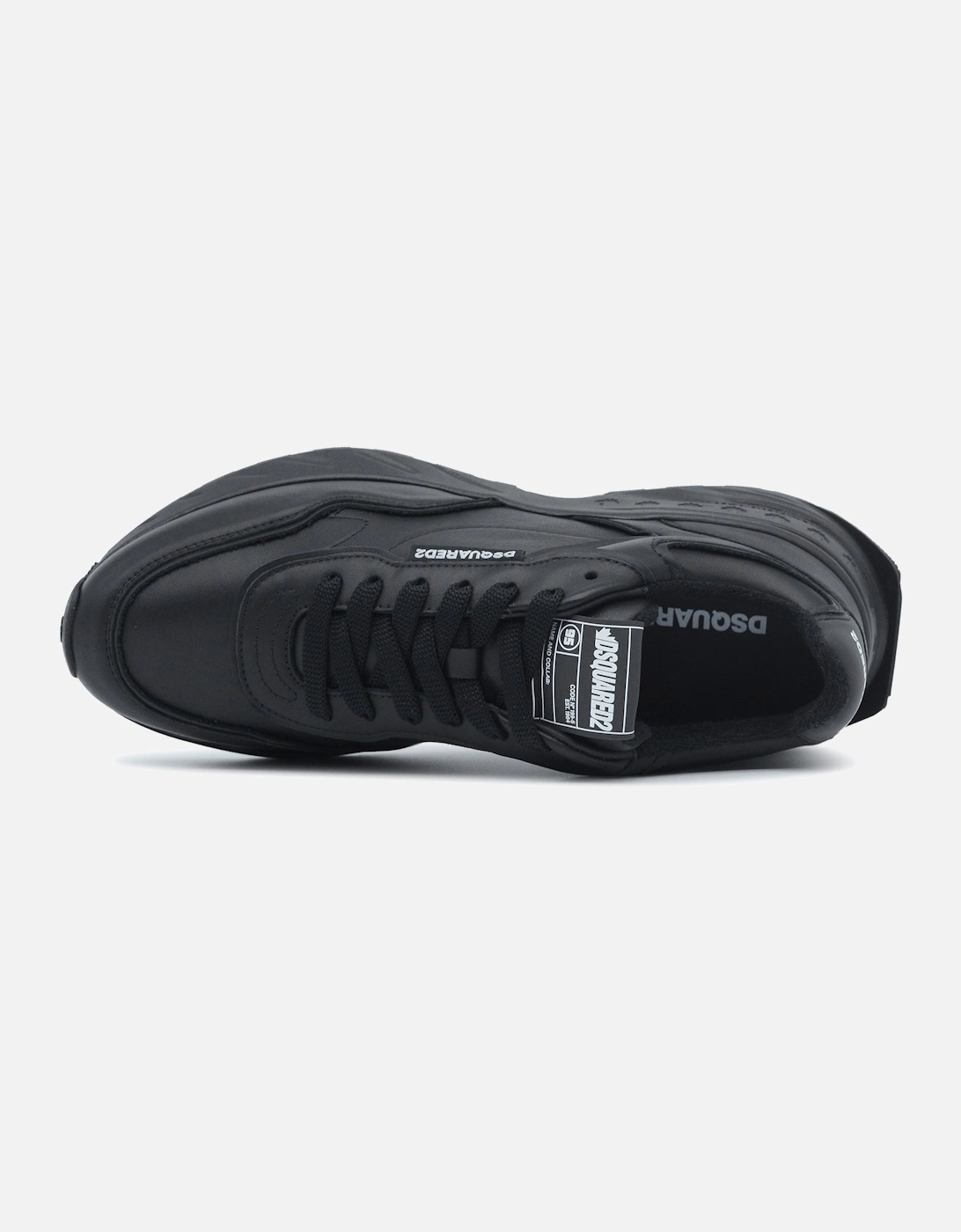 Leather Sneakers Black