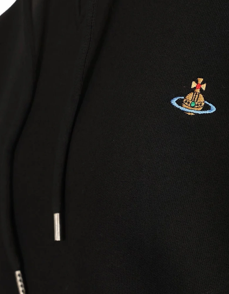 Ashton Orb Hooded Top Black