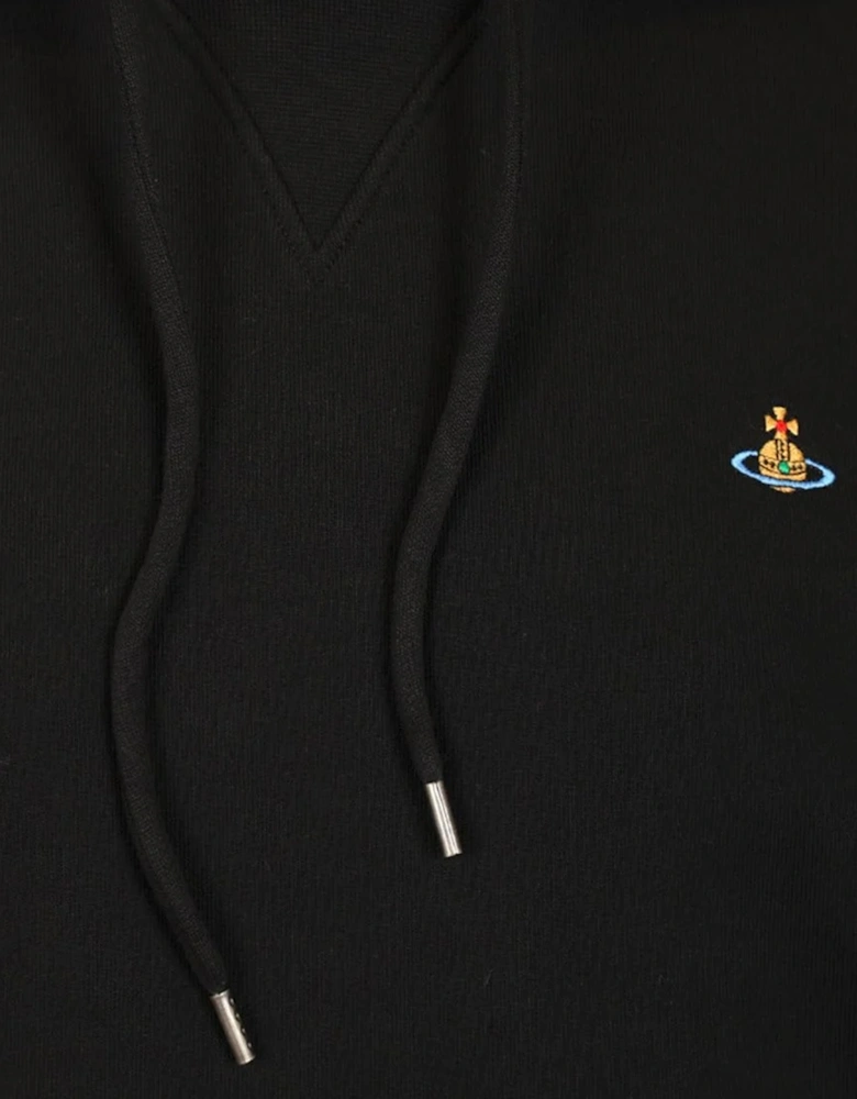 Ashton Orb Hooded Top Black