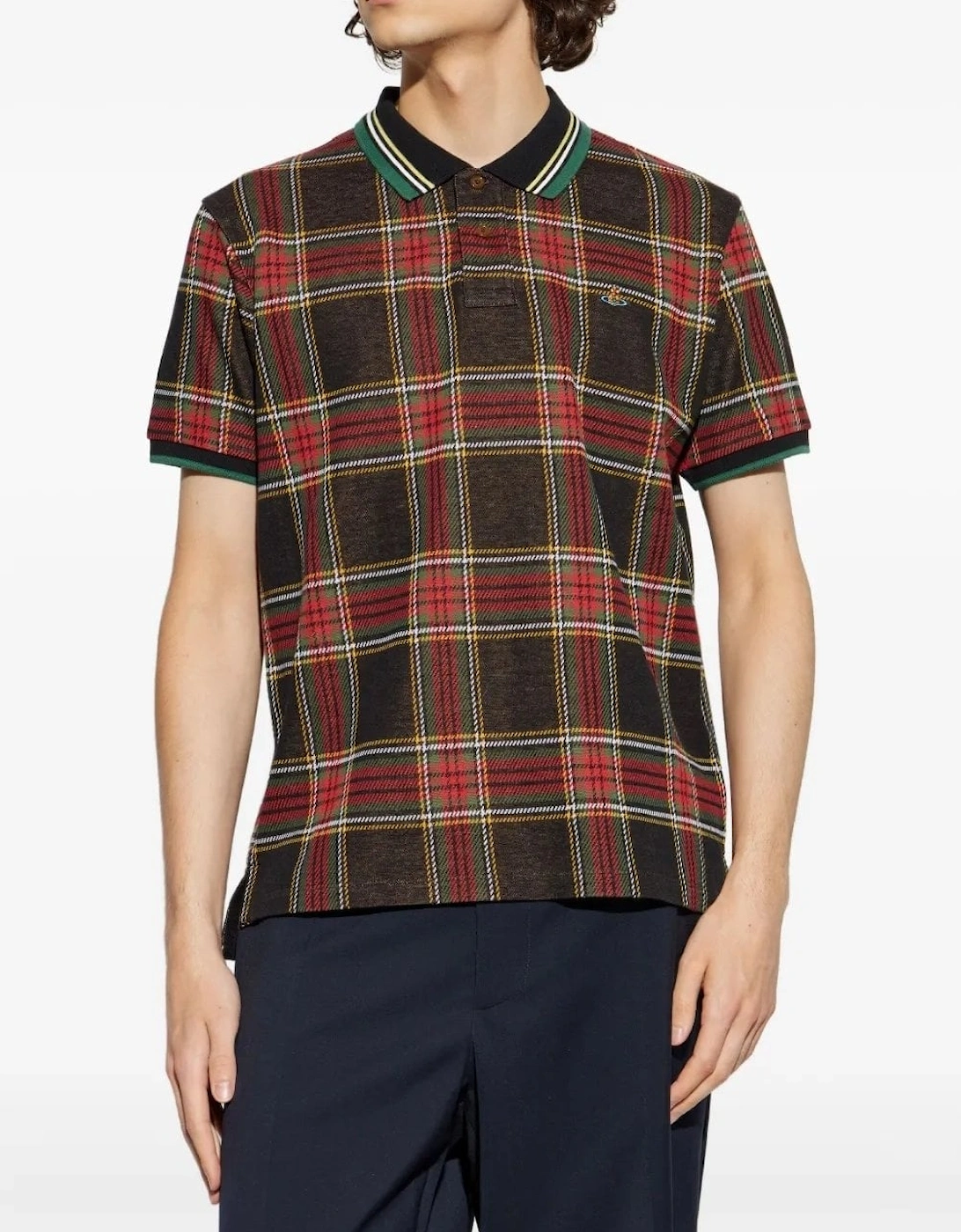 Classic Check Orb Polo Green