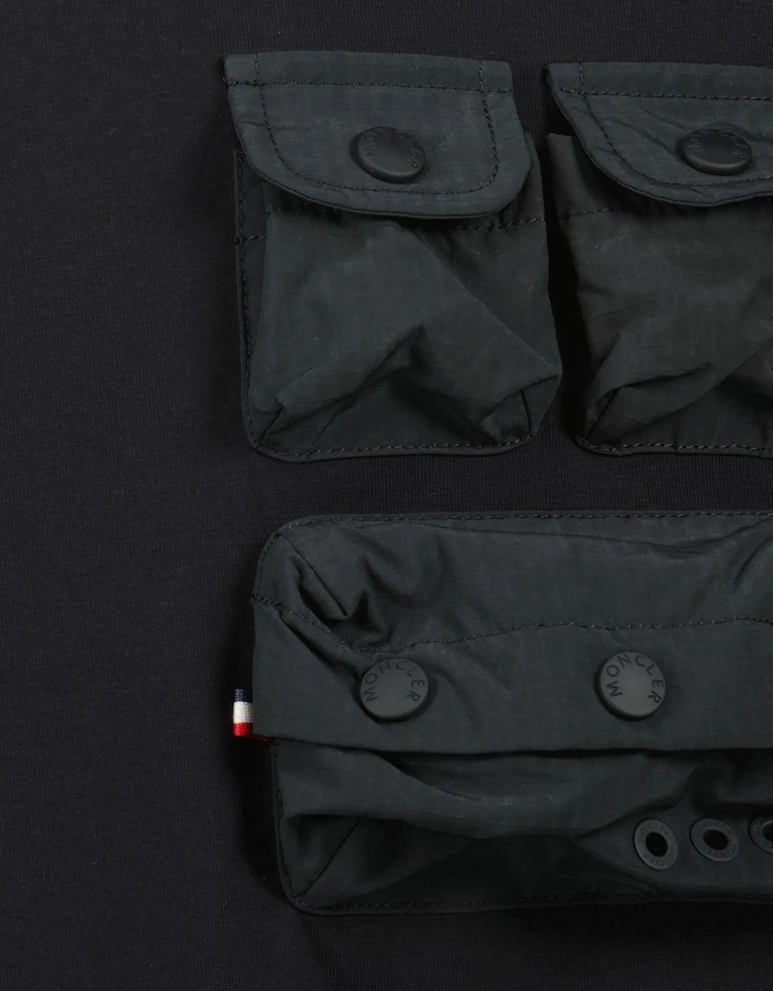 Pocket Cotton T-Shirt Black