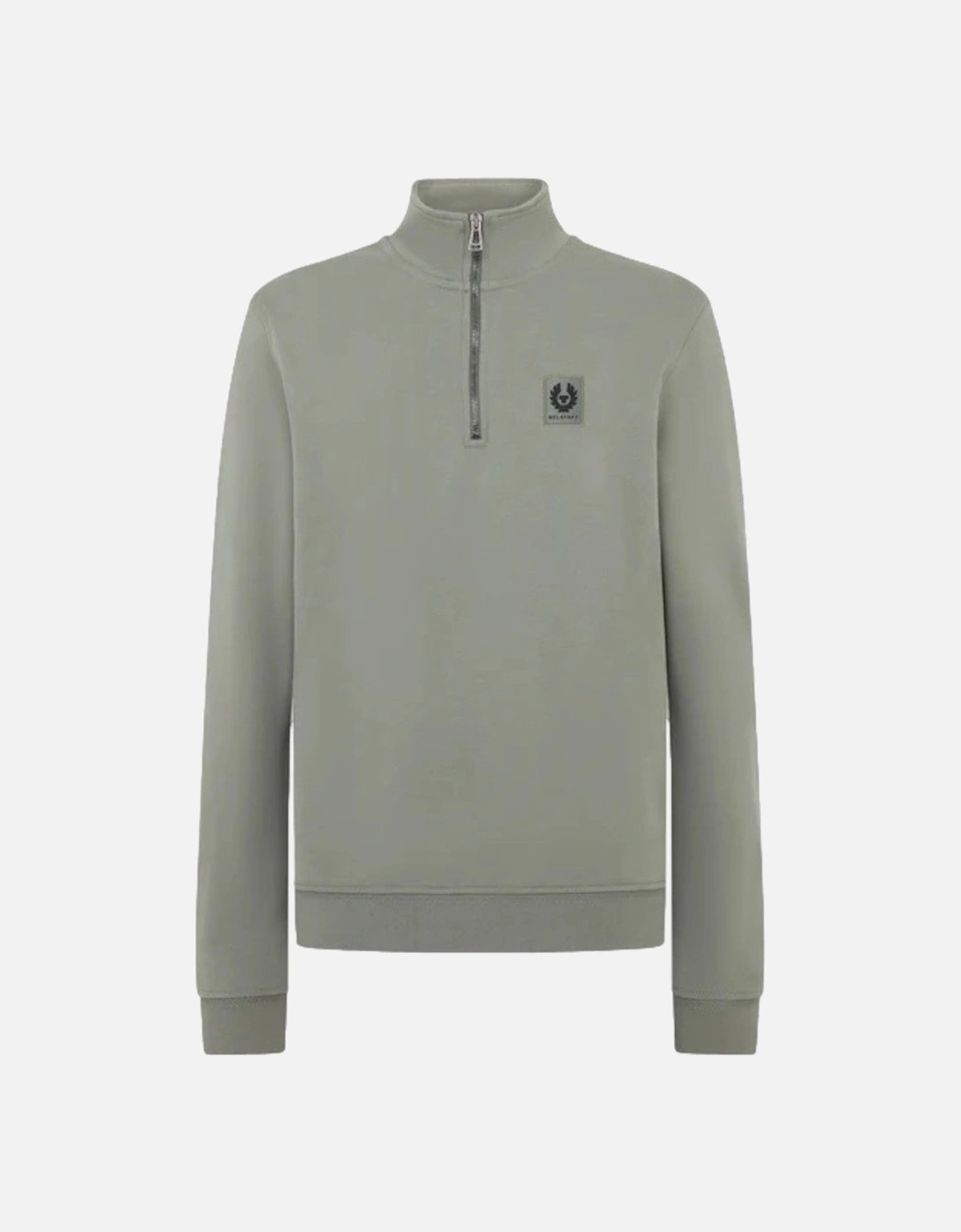 Quarter Zip Sweatshirt Sage Green, 4 of 3