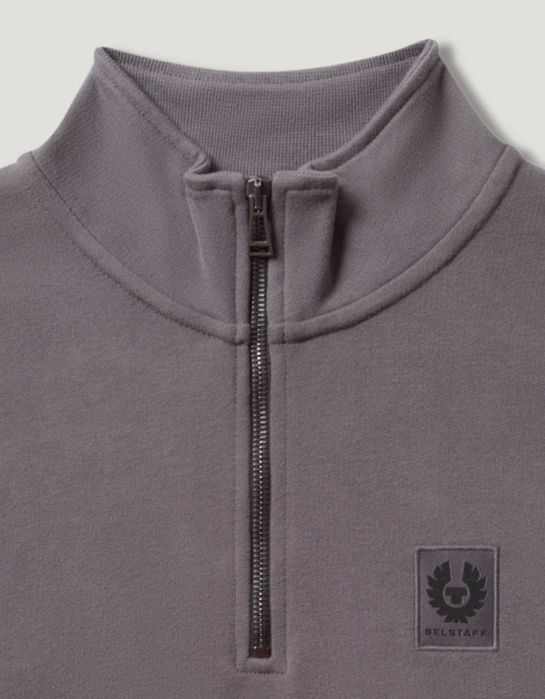 Quarter Zip Sweatshirt Tornado Grey