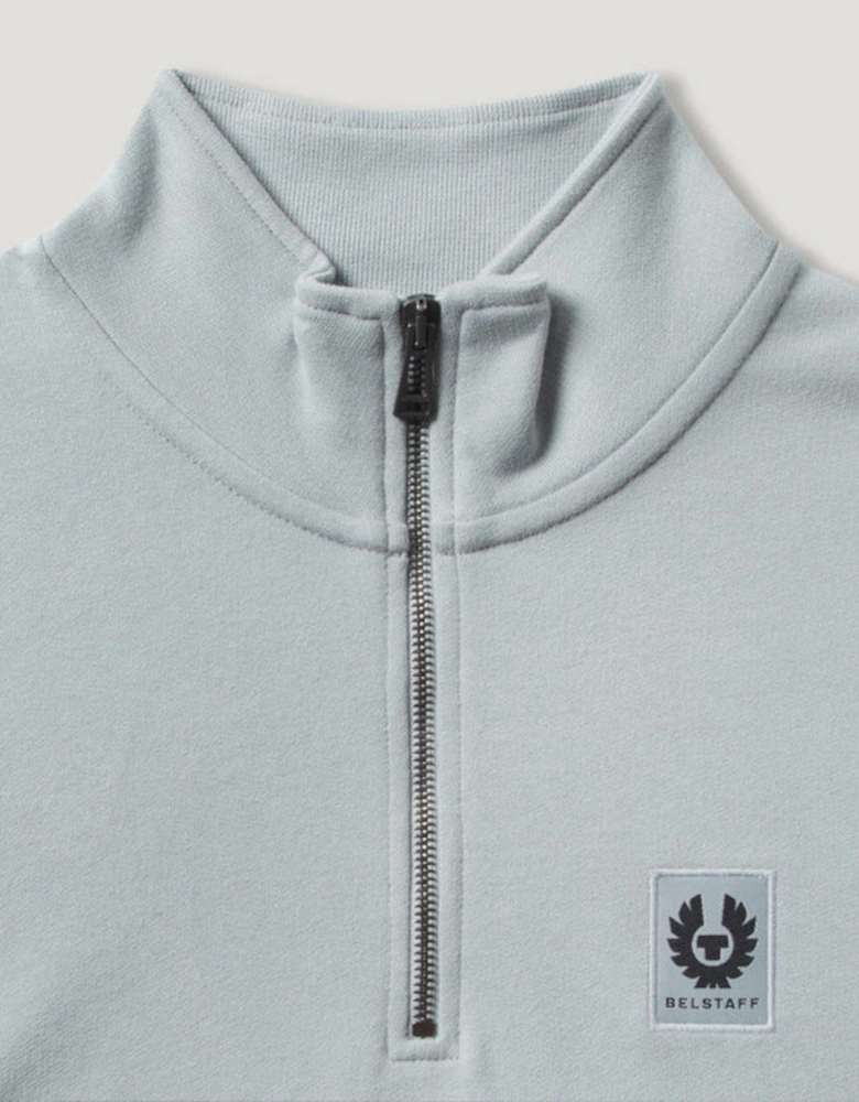 Quarter Zip Sweatshirt Quarry Blue