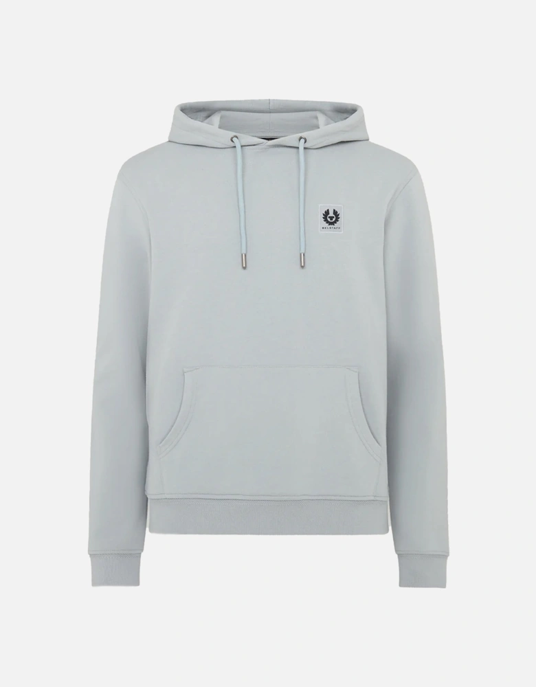 Patch Logo Hooded Top Grey