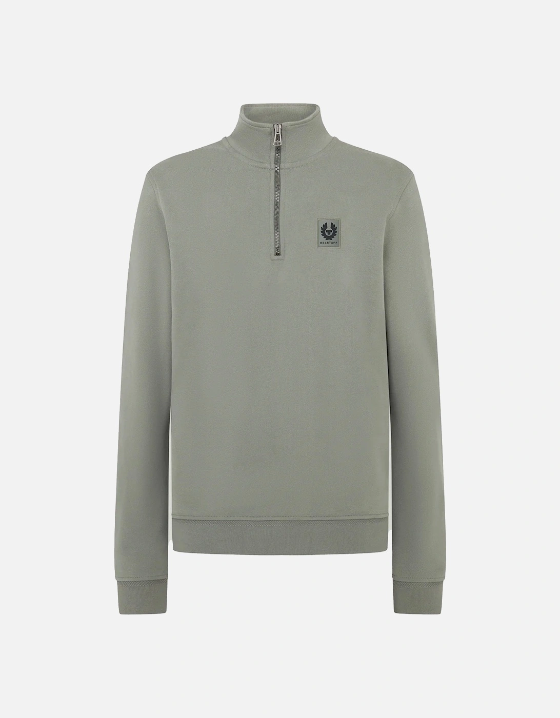 Quarter Zip Sweatshirt Green, 3 of 2