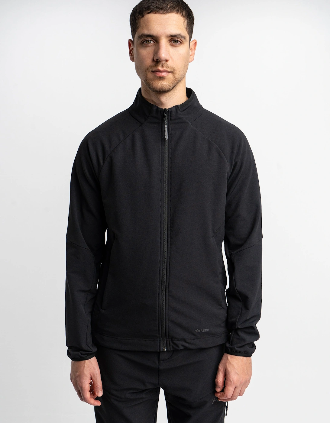 Arksen Arksen Men's Limosa Performance Track Jacket - Black