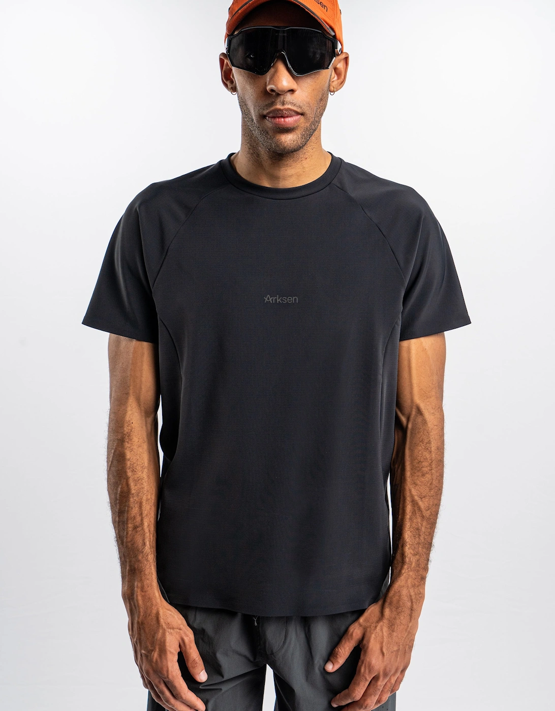 Arksen Arksen Men's Virga Technical T-Shirt - Black