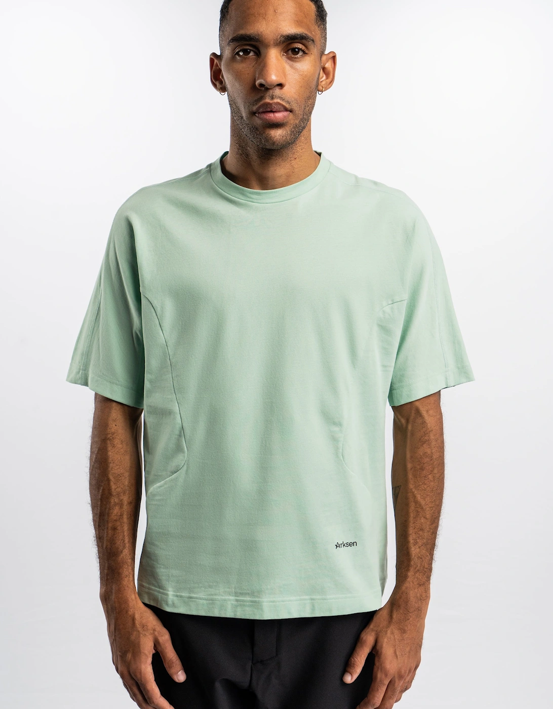 Arksen Men's Ursa Organic Cotton T-Shirt - Green - Size: 38