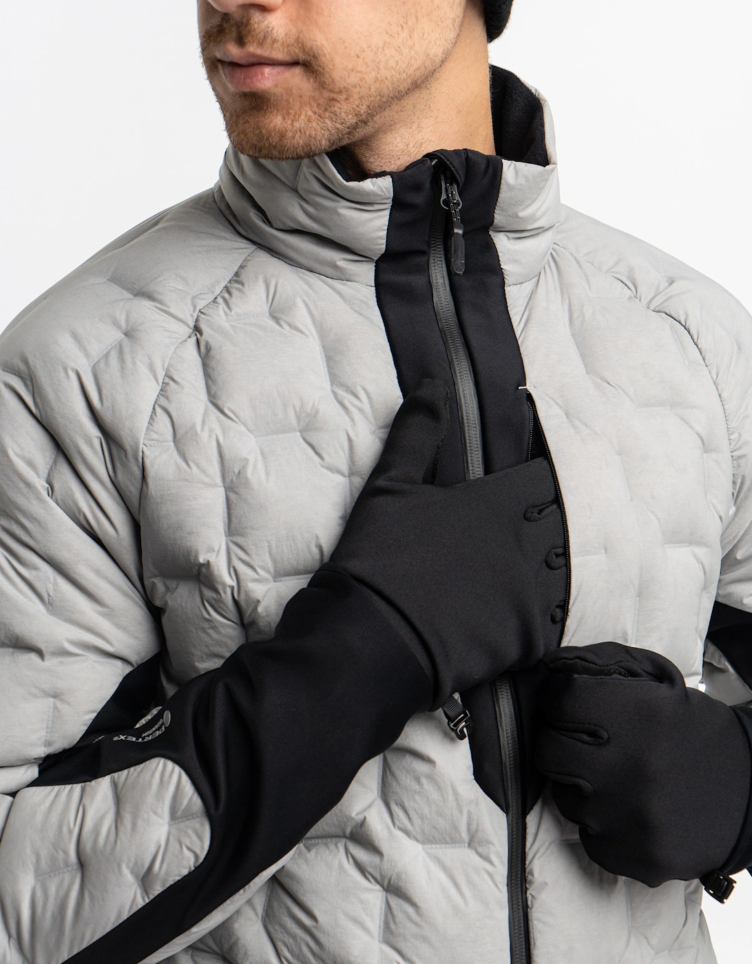 Arksen Men's Lentus Down Jacket - White - Size: 40/Regular