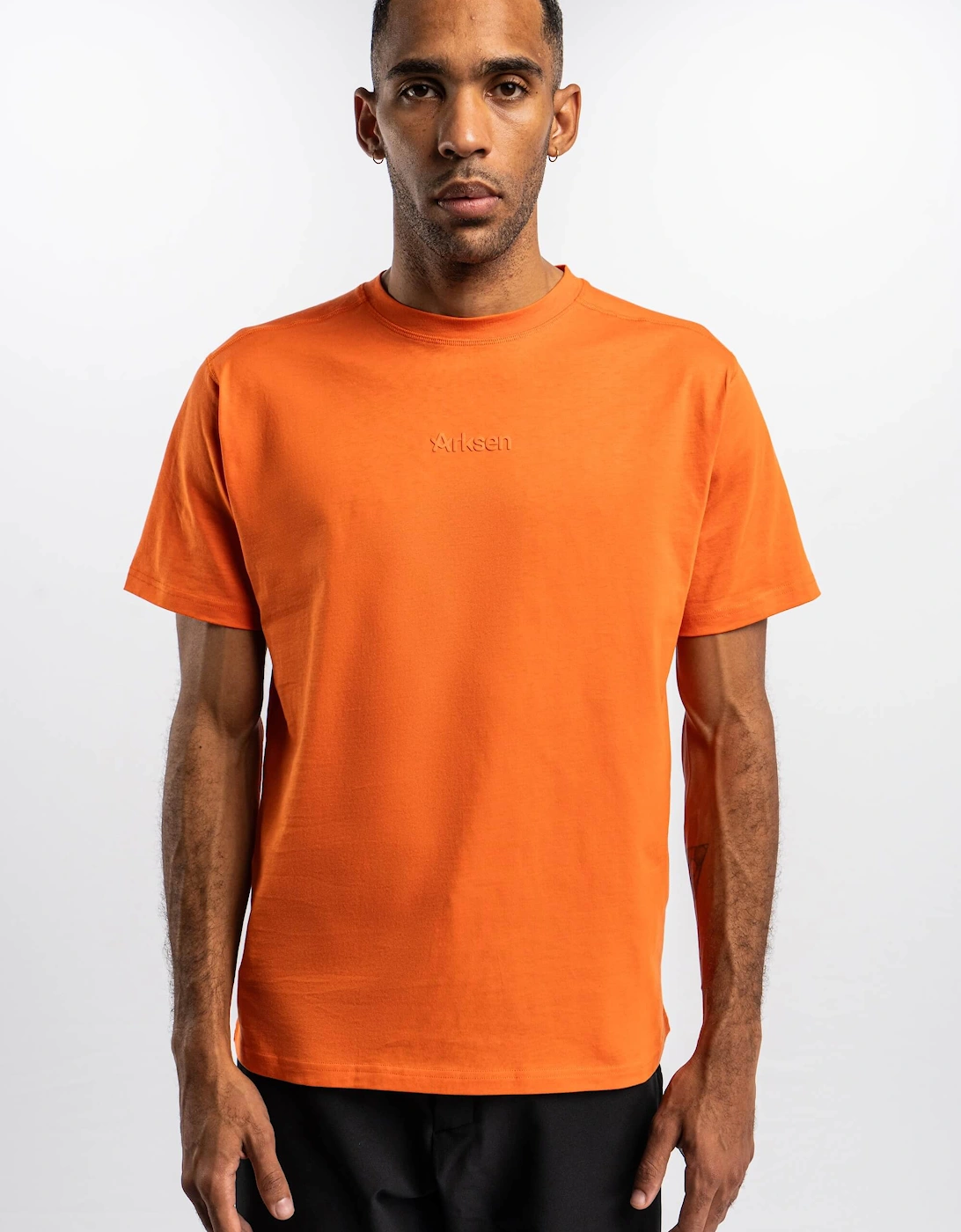 Arksen Arksen Men's Domra Logo T-Shirt - Orange