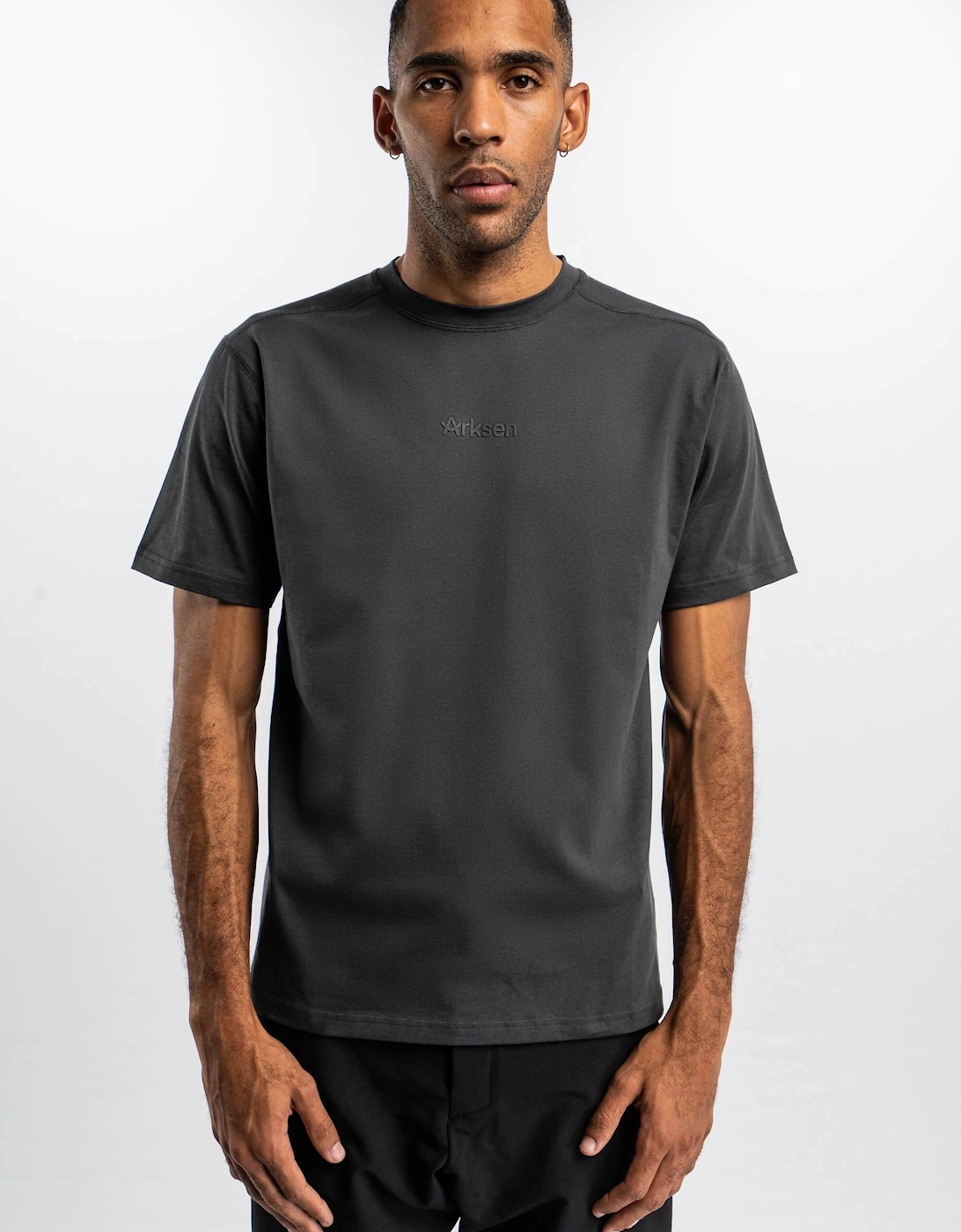 Arksen Arksen Men's Domra Logo T-Shirt - Black