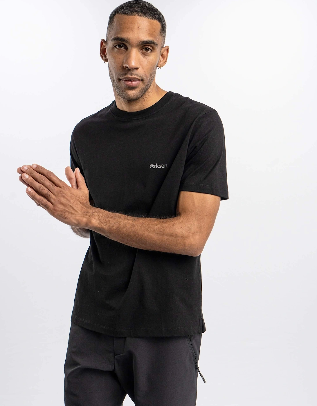 Arksen Arksen Men's Selkie Marine T-Shirt - Black