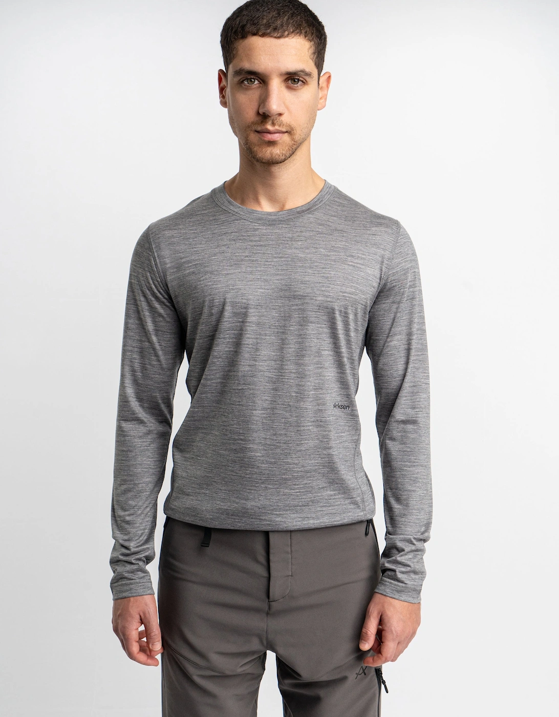 Arksen Arksen Men's Sivo Long Sleeve Base Layer - Grey