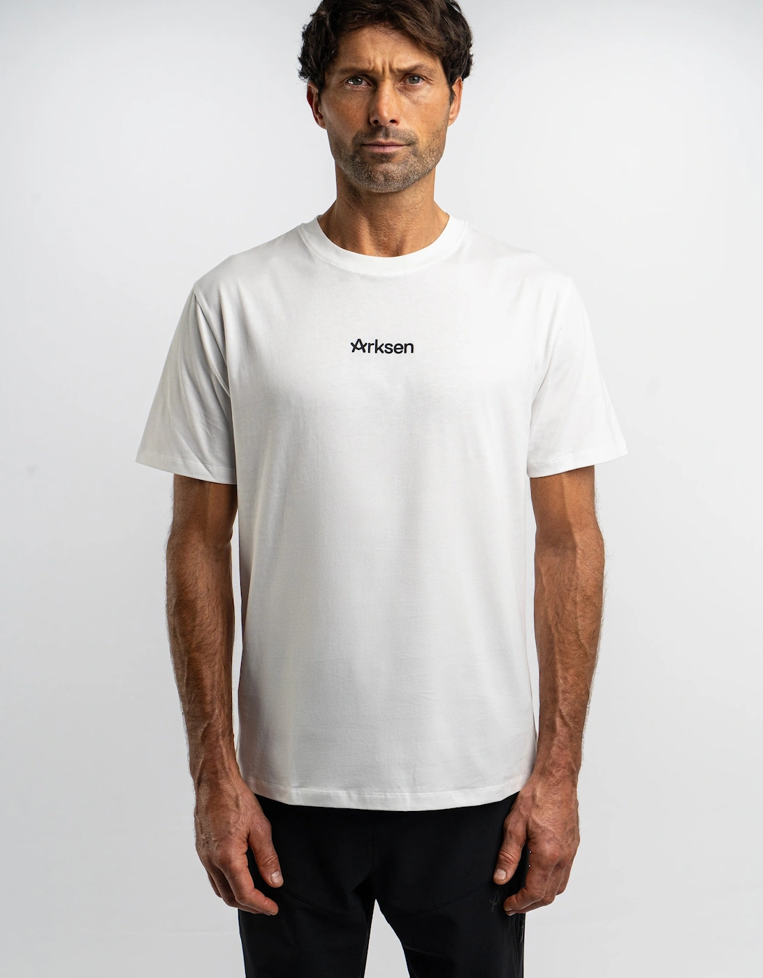Arksen Arksen Men's Wireframe Graphic T-Shirt - White