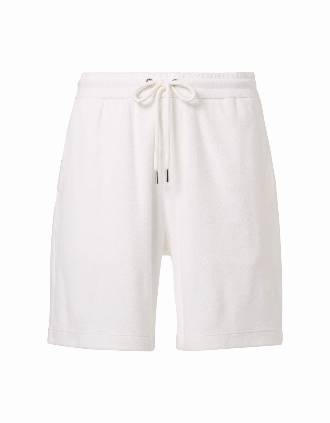 Towelling Mid Length Shorts White, 7 of 6