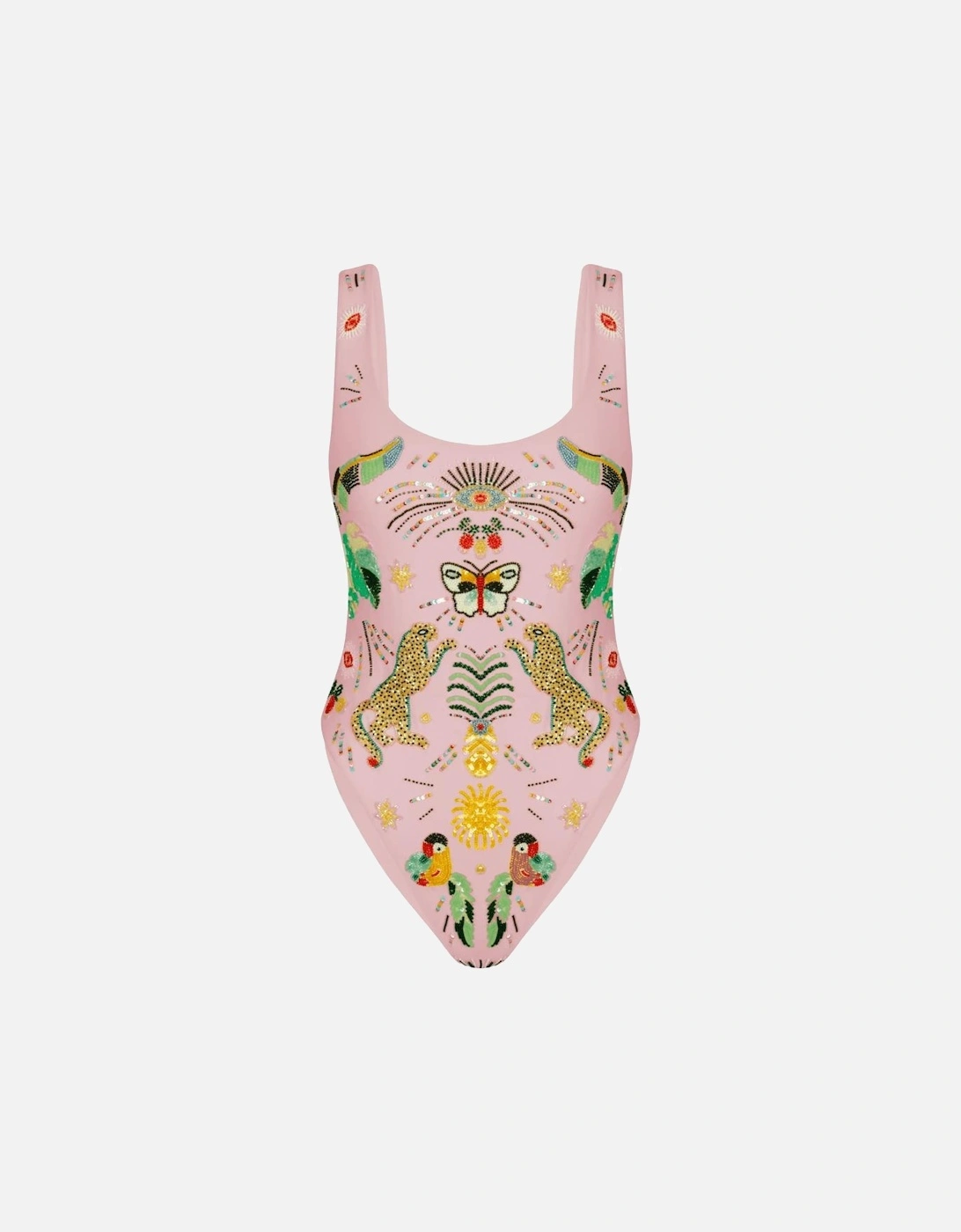 Willow Hand Embroidered Swimsuit Multi Colour