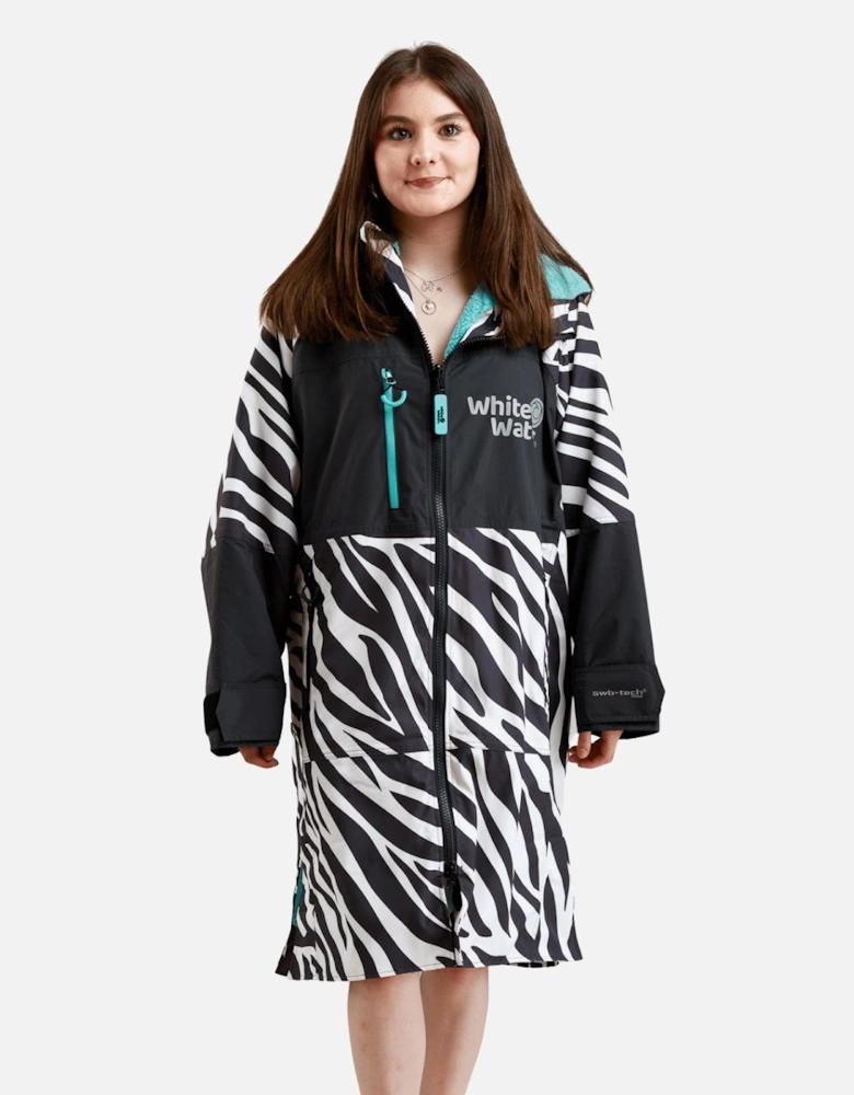 Junior Hard Shell Limited Edition Changing Robe - Zebra - 11-14Yrs