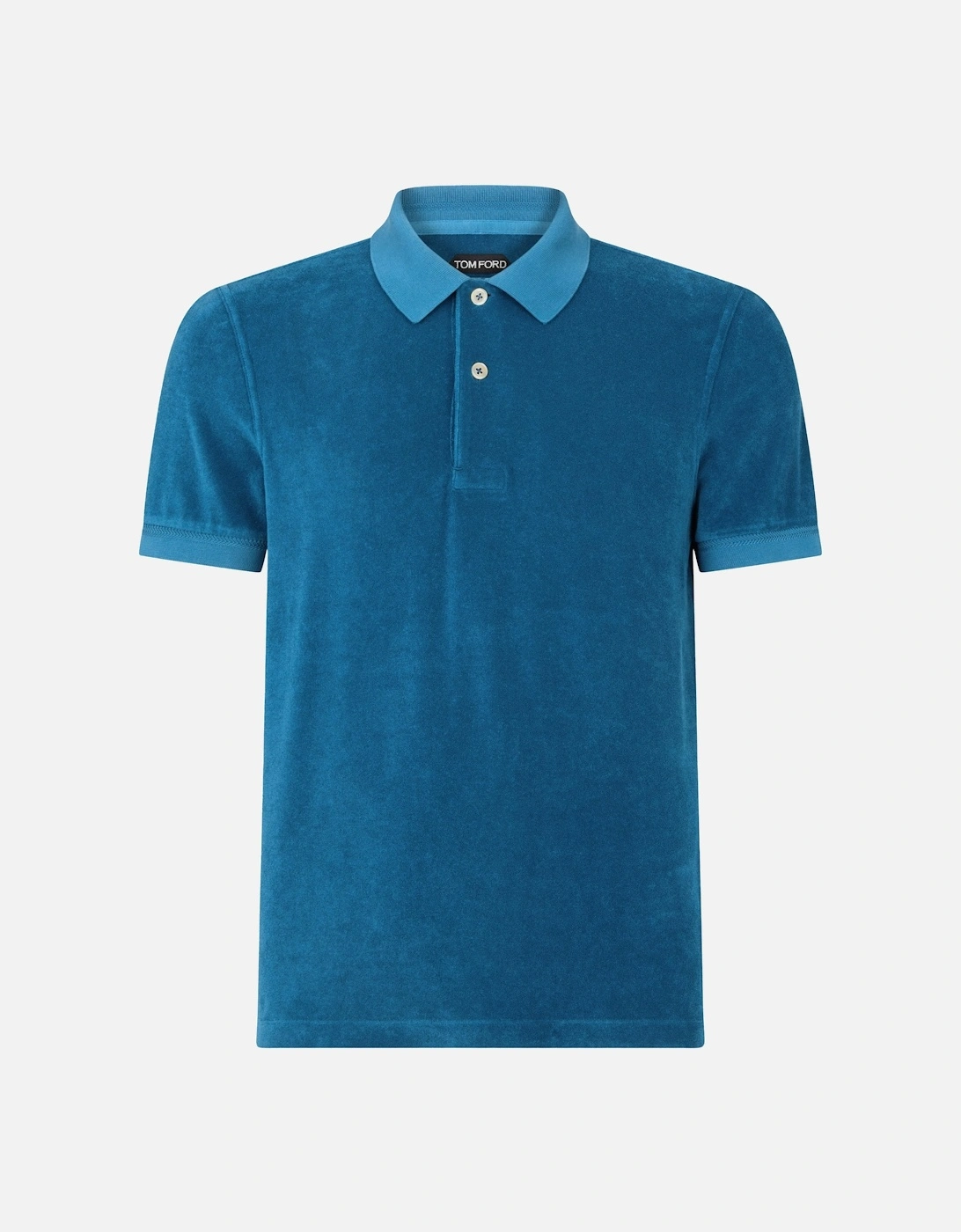 Towelling SS Polo Blue, 2 of 1