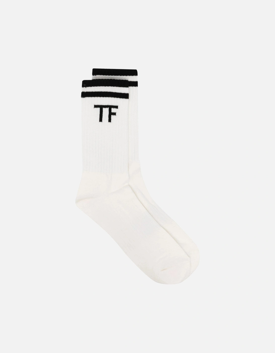 Ribbed TF Sport Socks White, 3 of 2