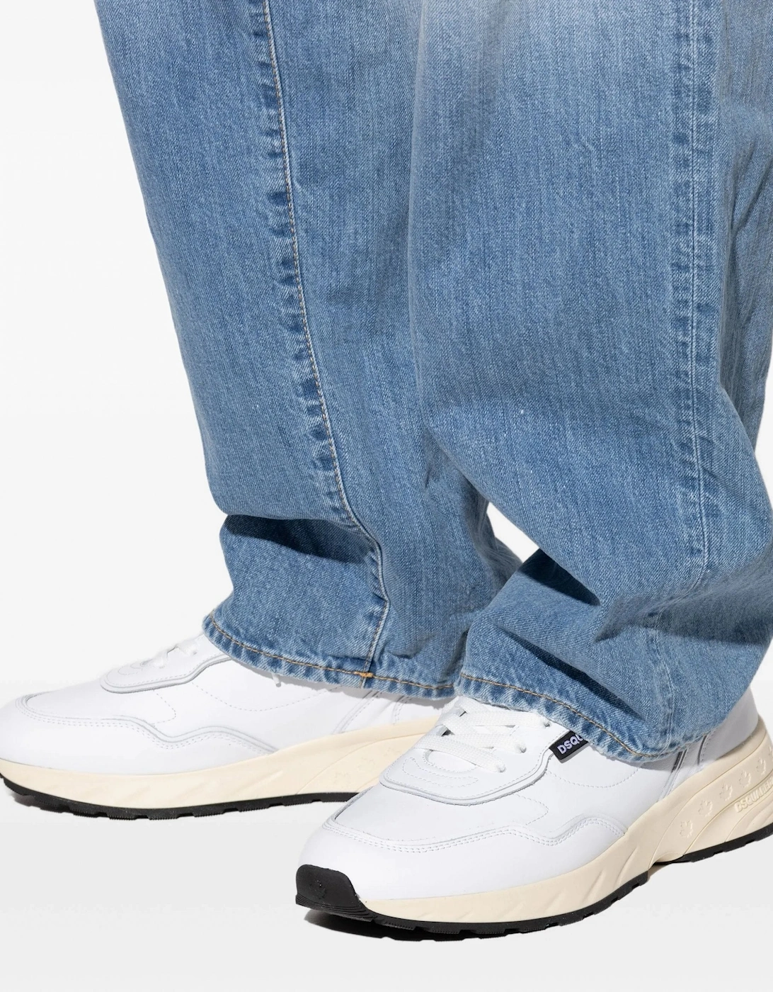 Leather Sneakers White