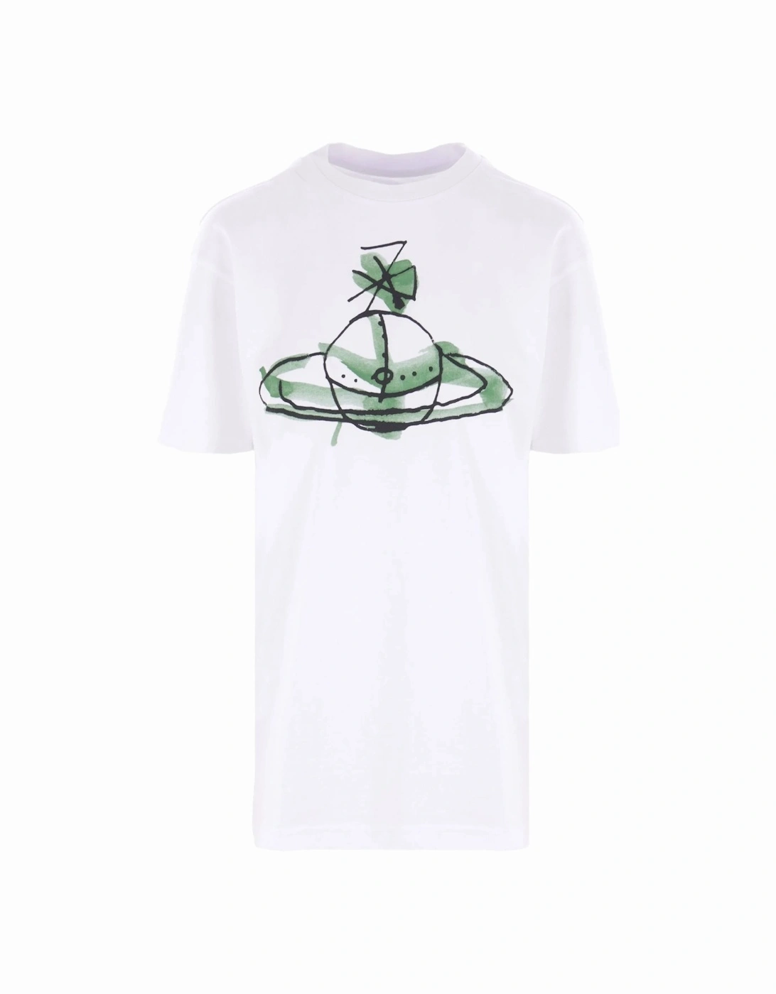Drawn Orb Classic T-Shirt White, 6 of 5