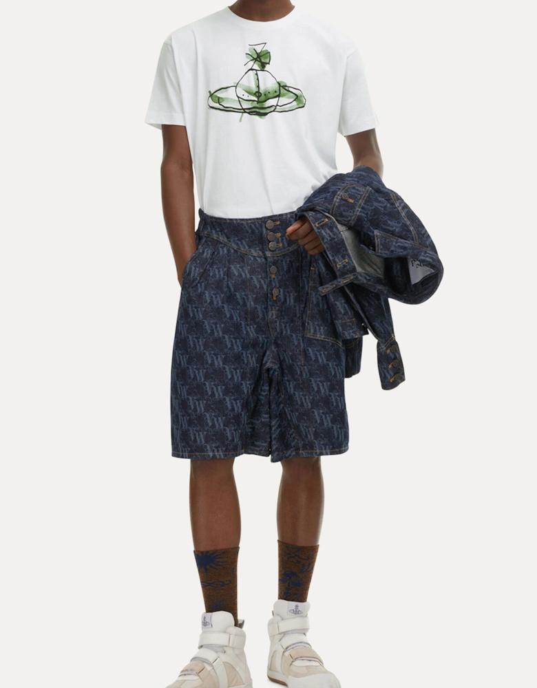 Drawn Orb Classic T-Shirt White