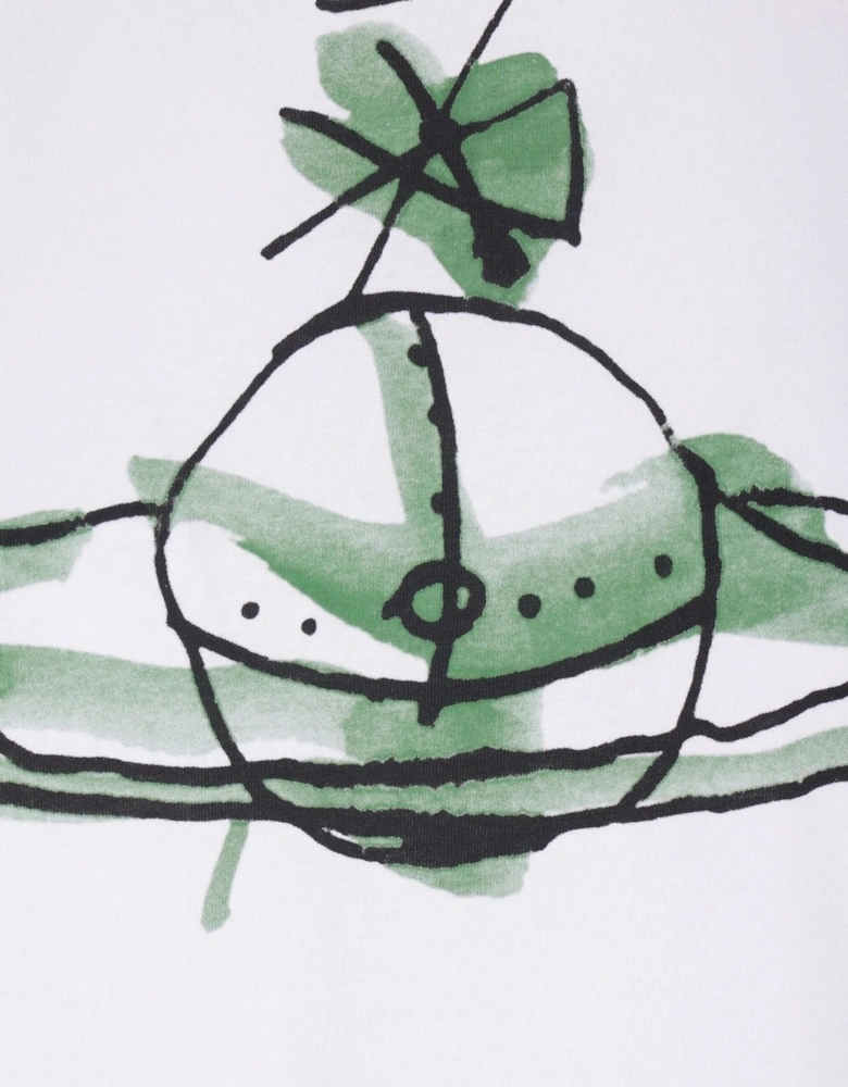 Drawn Orb Classic T-Shirt White
