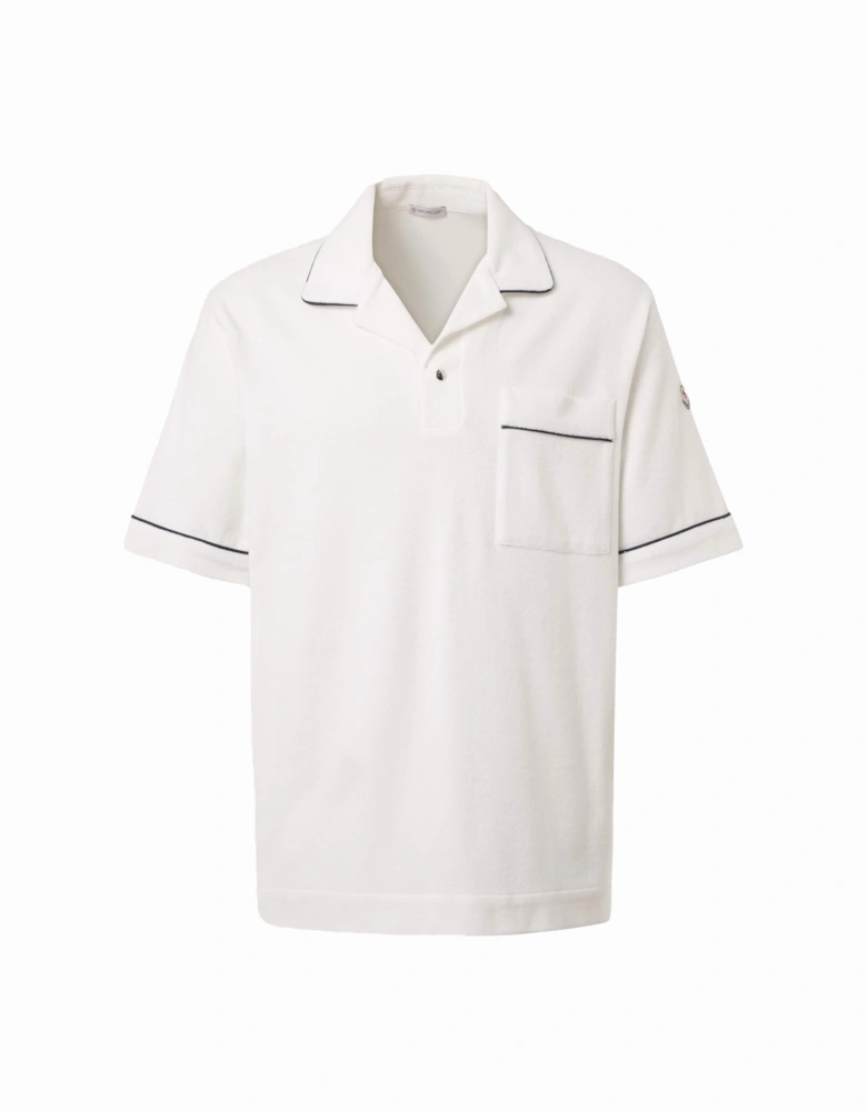 Towelling Shirt White
