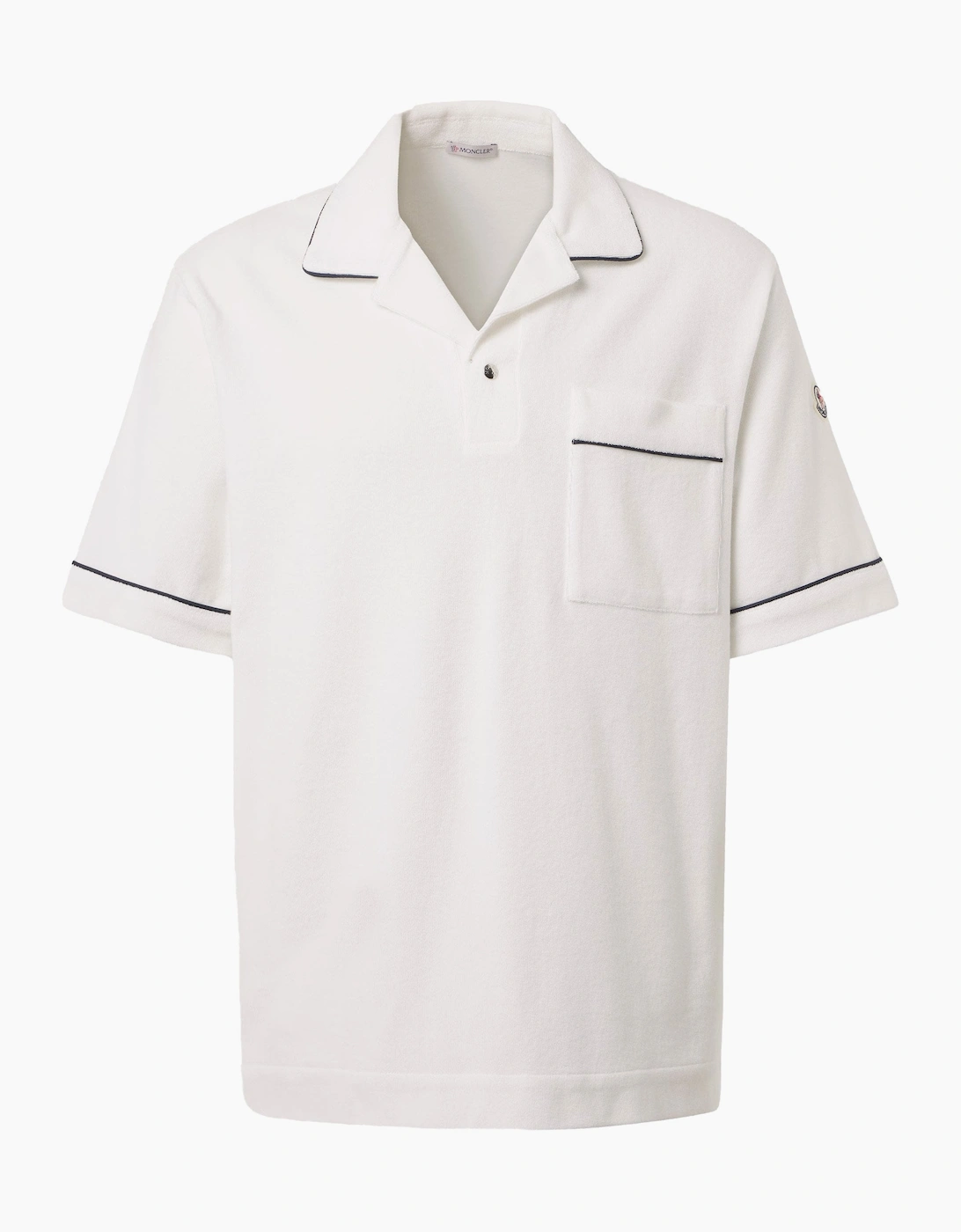 Moncler Men's Towelling Shirt White - Size: Regular/36