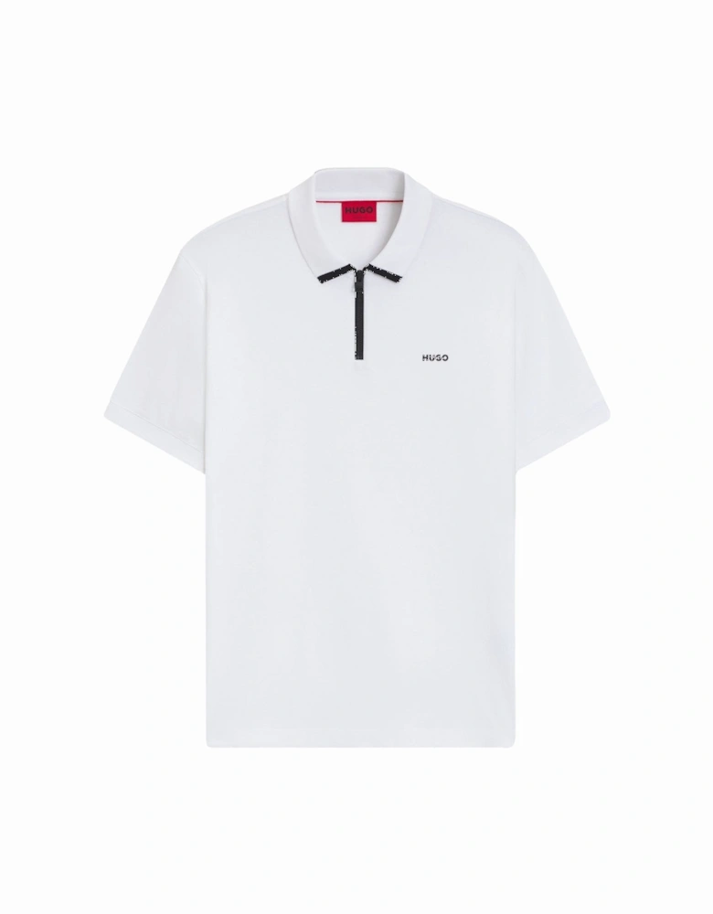HUGO Dalomino Polo Shirt 100 White