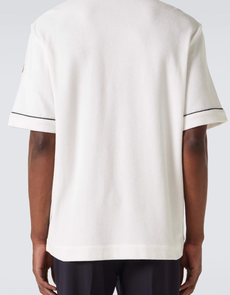 Towelling Shirt White