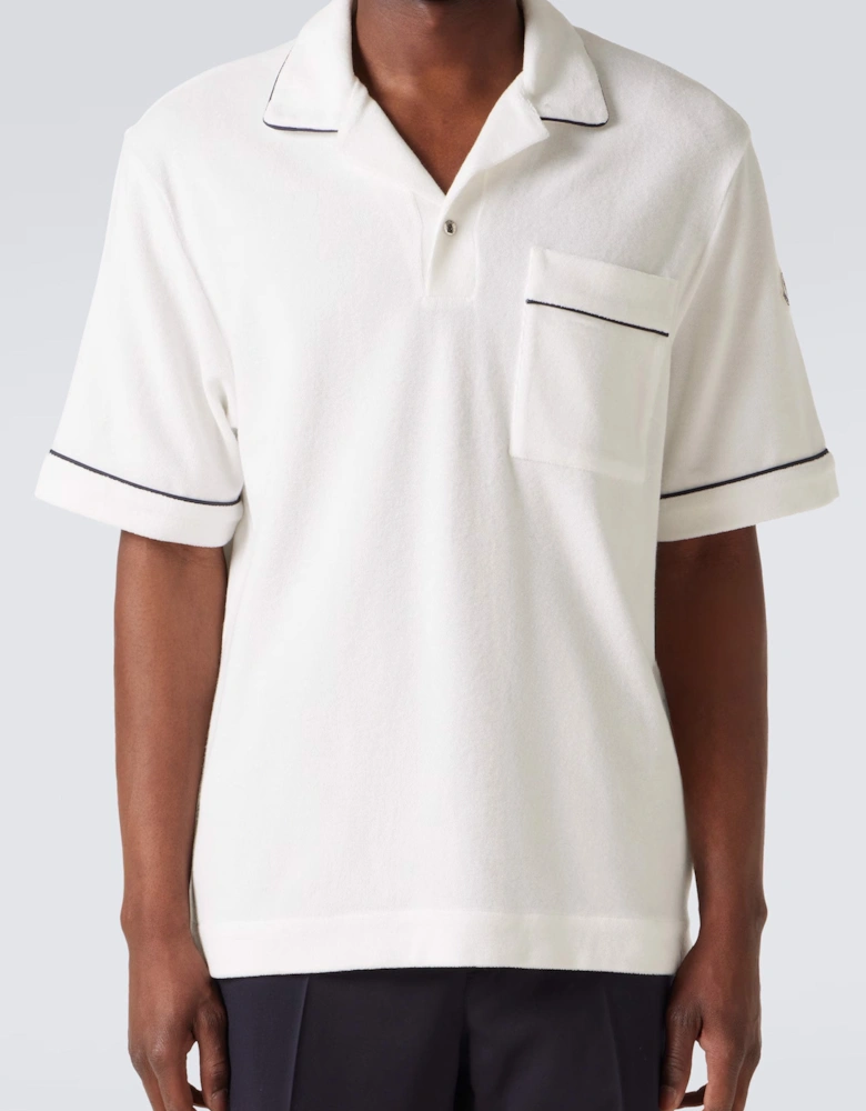 Towelling Shirt White