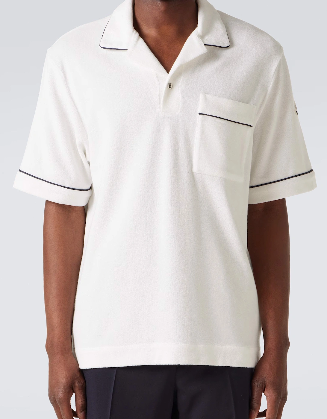 Towelling Shirt White